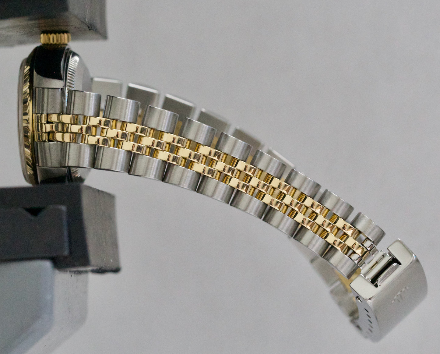 PAPERS Ladies Rolex DateJust IVORY ROMAN PYRAMID 18K 26mm JUBILEE 79173 BOX