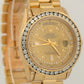 VINTAGE Rolex Day-Date President CHAMPAGNE DIAMOND 36mm 18K Gold Watch 18038