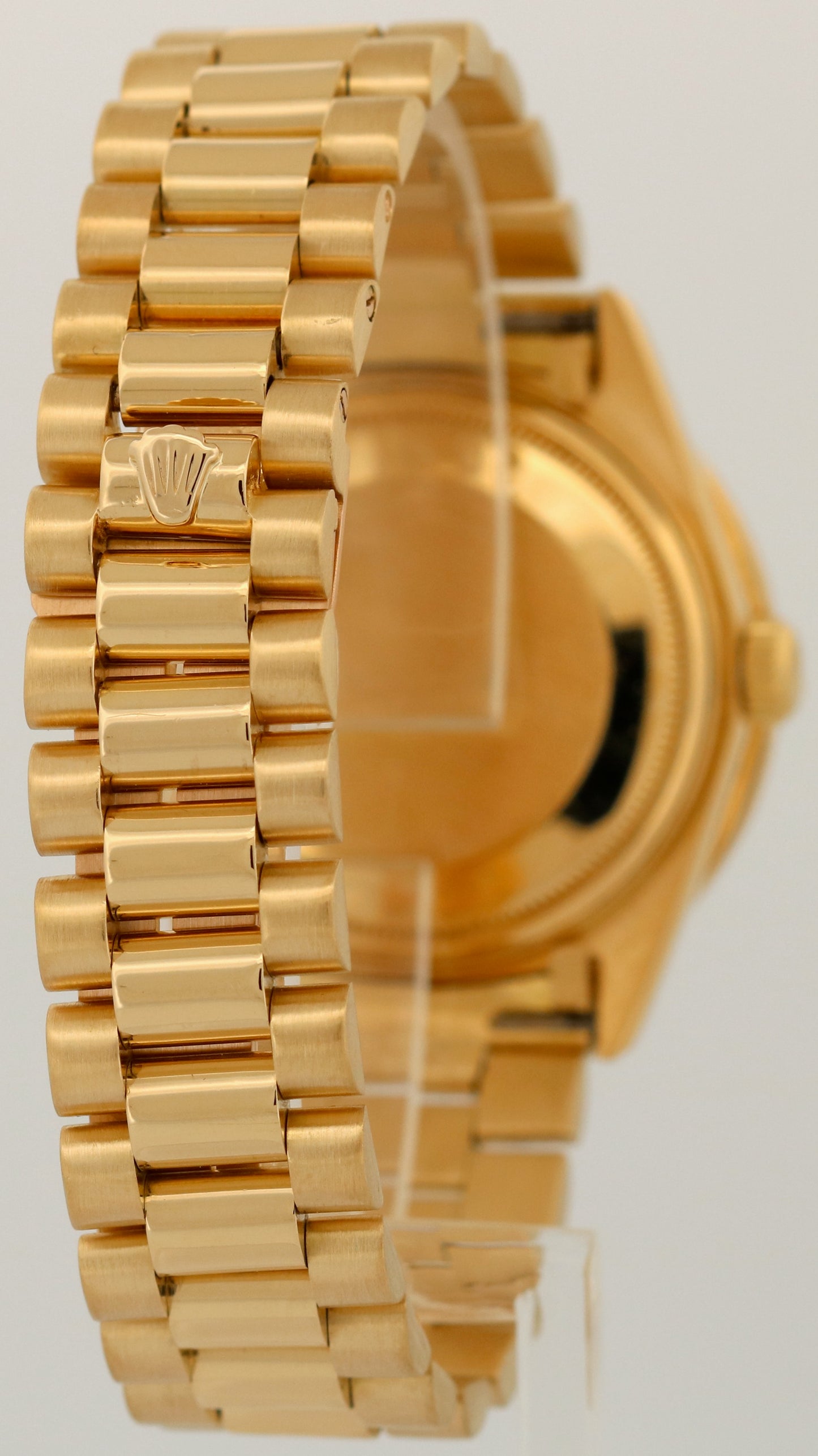 VINTAGE Rolex Day-Date President CHAMPAGNE DIAMOND 36mm 18K Gold Watch 18038