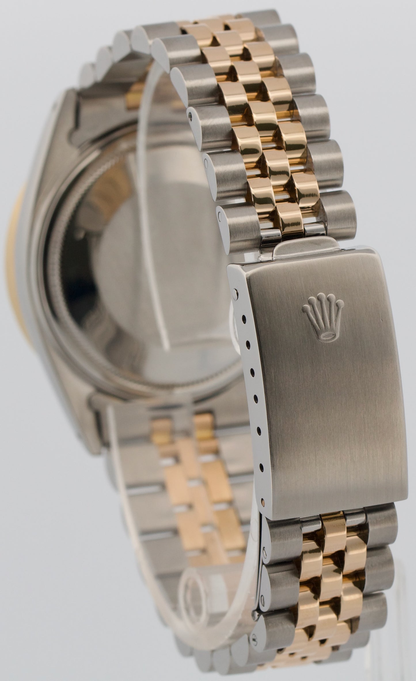 Rolex DateJust 36mm MOP DIAMOND Two-Tone 18K Yellow Gold JUBILEE Watch 16013