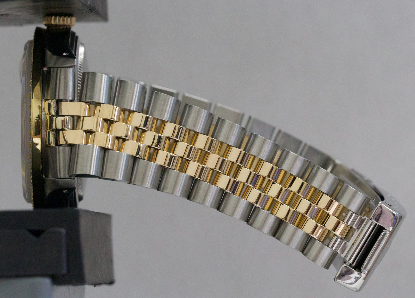 Rolex DateJust 36mm MOP DIAMOND Two-Tone 18K Yellow Gold JUBILEE Watch 16013