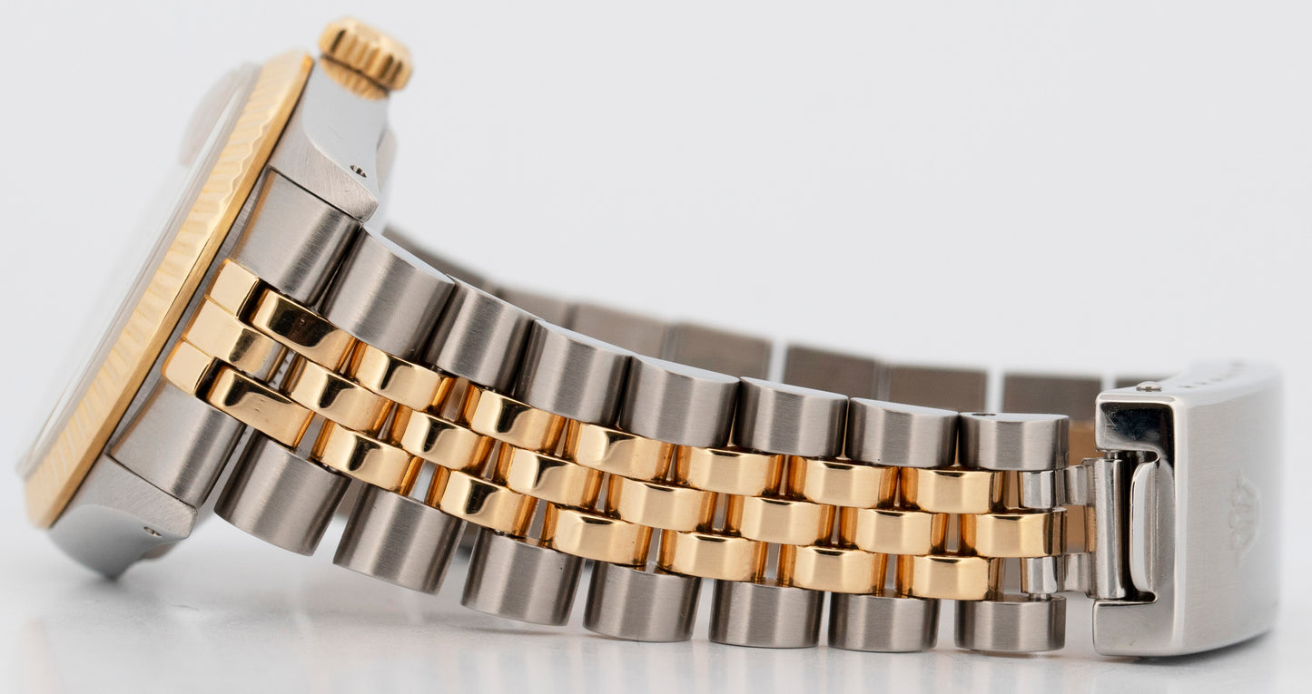 Rolex DateJust Midsize DIAMOND CHAMPAGNE Two-Tone Gold Steel 31mm 68273 Watch