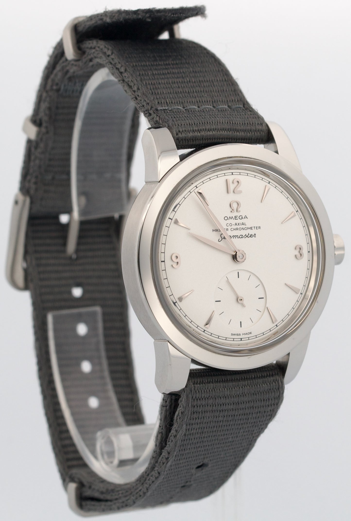 Omega Seamaster 1948 Silver SPLIT SECONDS 38mm 511.12.38.20.02.001 Watch BOX