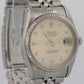 Rolex DateJust FACTORY PATINA SILVER DIAMOND 36mm 18K Gold JUBILEE Steel 16234