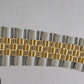 1991 Rolex DateJust 36mm BLACK DIAMOND Two-Tone 18K Gold Steel JUBILEE 16233