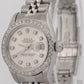 Rolex DateJust SILVER DIAMOND BEZEL 18K Stainless Steel JUBILEE 79174 Watch