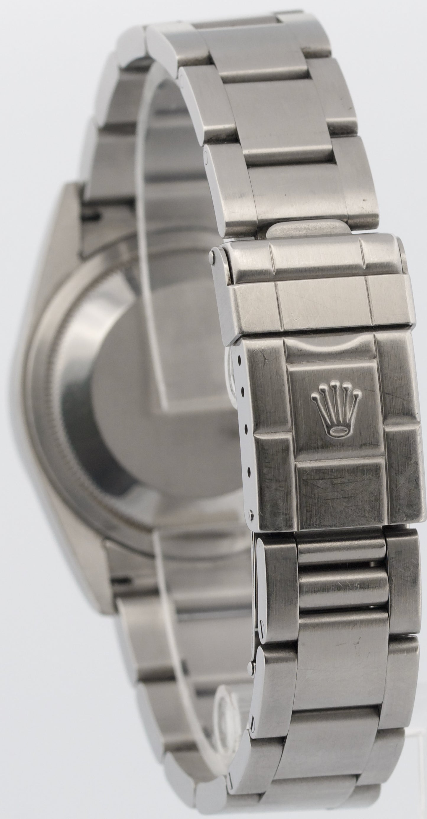 UNPOLISHED PAPERS Rolex Explorer I Black 36mm 3-6-9 Stainless MK2 114270 BOX