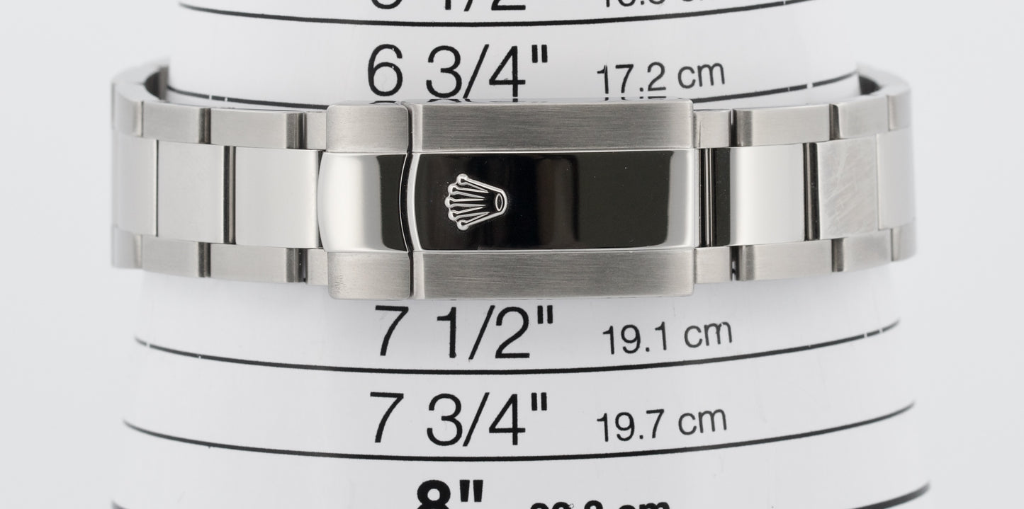 PAPERS Rolex DateJust WIMBLEDON Rhodium Steel Roman 41mm OYSTER 126300 Watch BOX