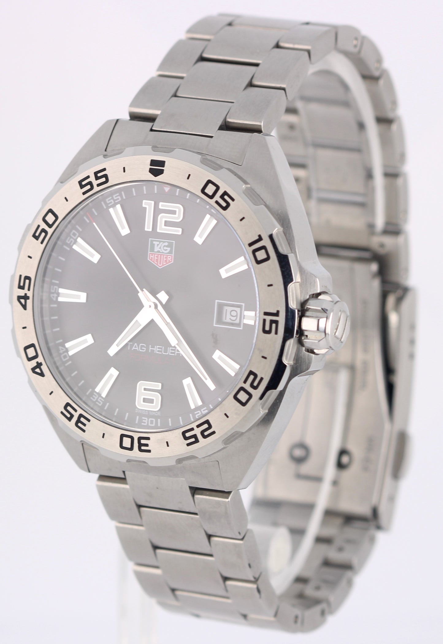 FEB 2025 PAPERS Tag Heuer Formula 1 Stainless Steel Black 41mm WAZ1112 Watch BOX