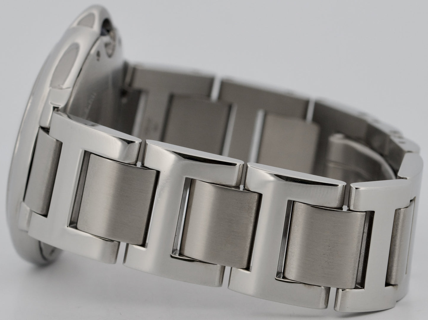 Ladies Cartier Ballon Bleu SILVER GUILLOCHE Stainless 36mm 3284 W6920046 Watch