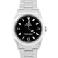 MINT Rolex Explorer I Black 36mm 3-6-9 Stainless Steel Automatic Watch 114270