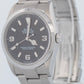 MINT Rolex Explorer I Black 36mm 3-6-9 Stainless Steel Automatic Watch 114270
