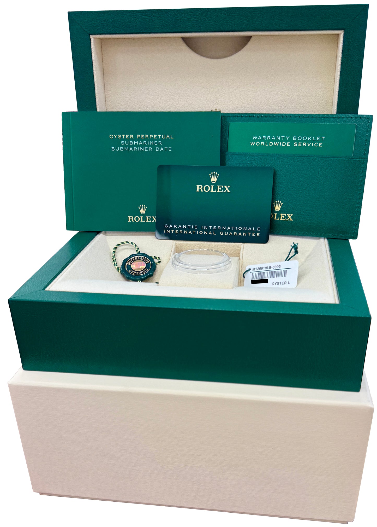 2025 PAPERS Rolex Submariner 126619 LB 18K Gold 41mm COOKIE MONSTER Blue BOX