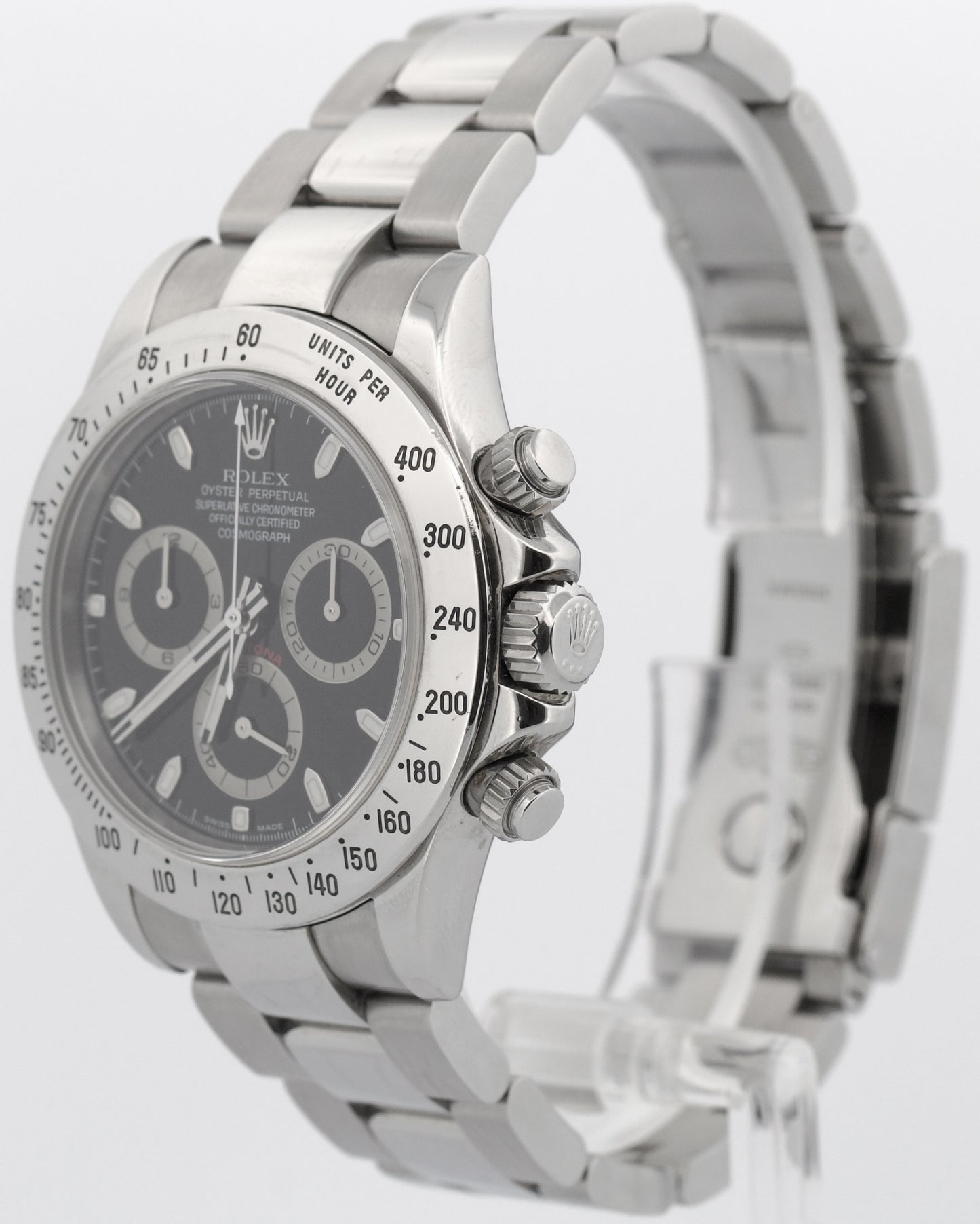 2020 RSC Rolex Daytona Cosmograph BLACK Stainless Steel 40mm Watch 116520 BOX