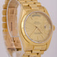 Rolex Day-Date President CHAMPAGNE 36mm 18K Yellow Gold Fluted Watch 18038