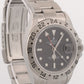 PAPERS Rolex Explorer II 40mm 3186 BLACK Red REHAUT Steel 16570 Watch BOX