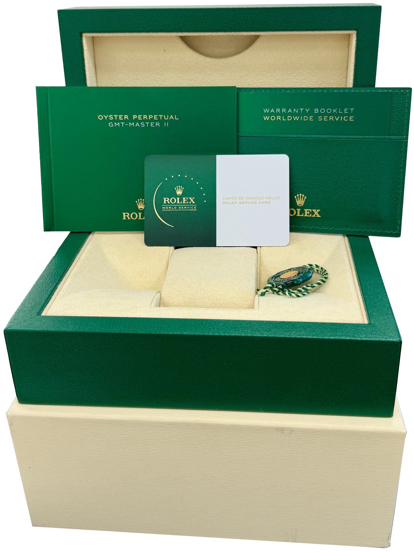 RSC Rolex GMT-Master II PEPSI BLUE DIAL 18K White Gold Watch 116719 BLRO BOX