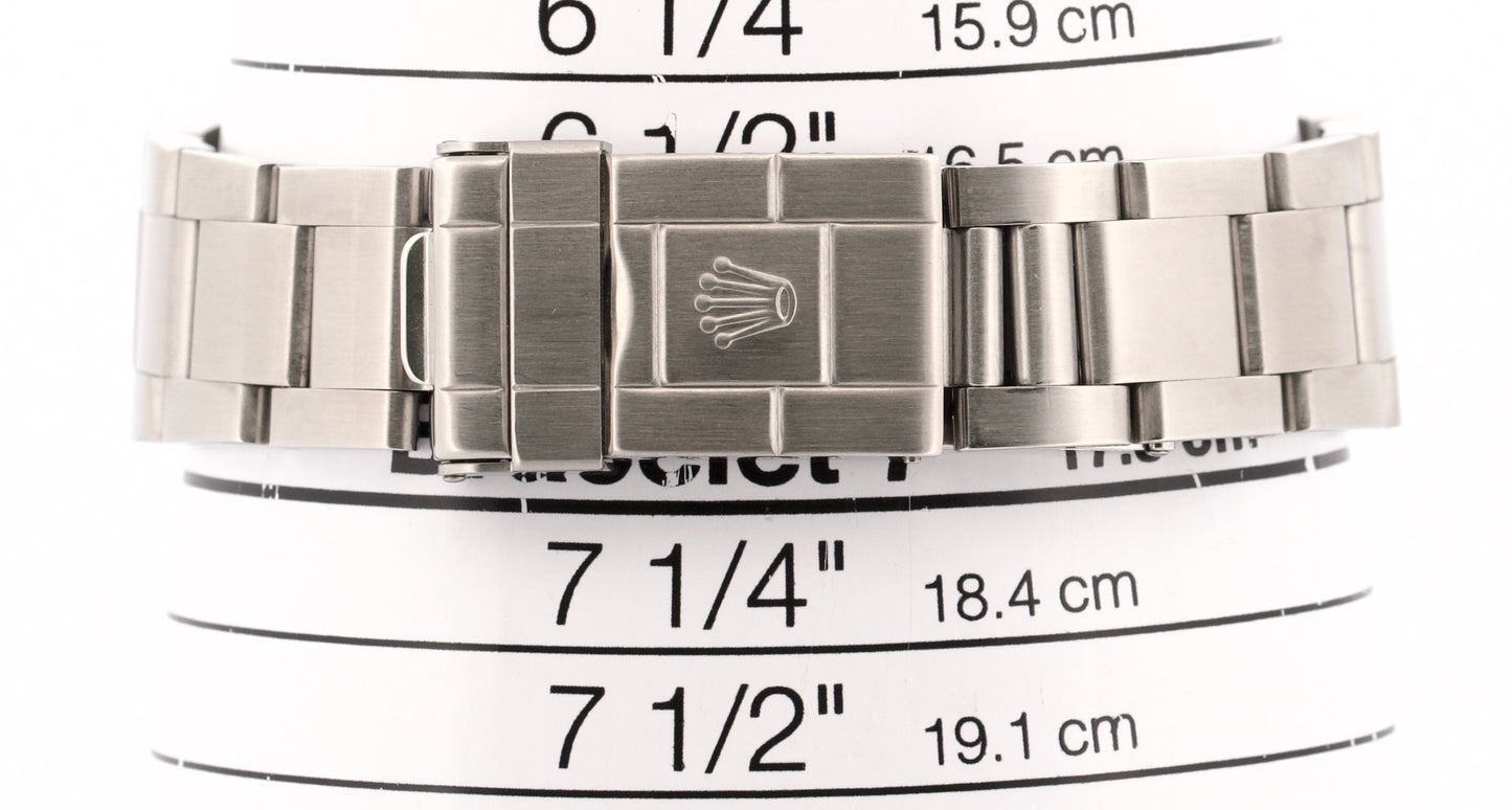PAPERS Rolex Explorer II 40mm 3186 BLACK Red REHAUT Steel 16570 Watch BOX