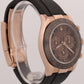 Rolex Daytona CHOCOLATE Brown Arabic 18K Everose Gold 40mm OYSTERFLEX 116515 LN