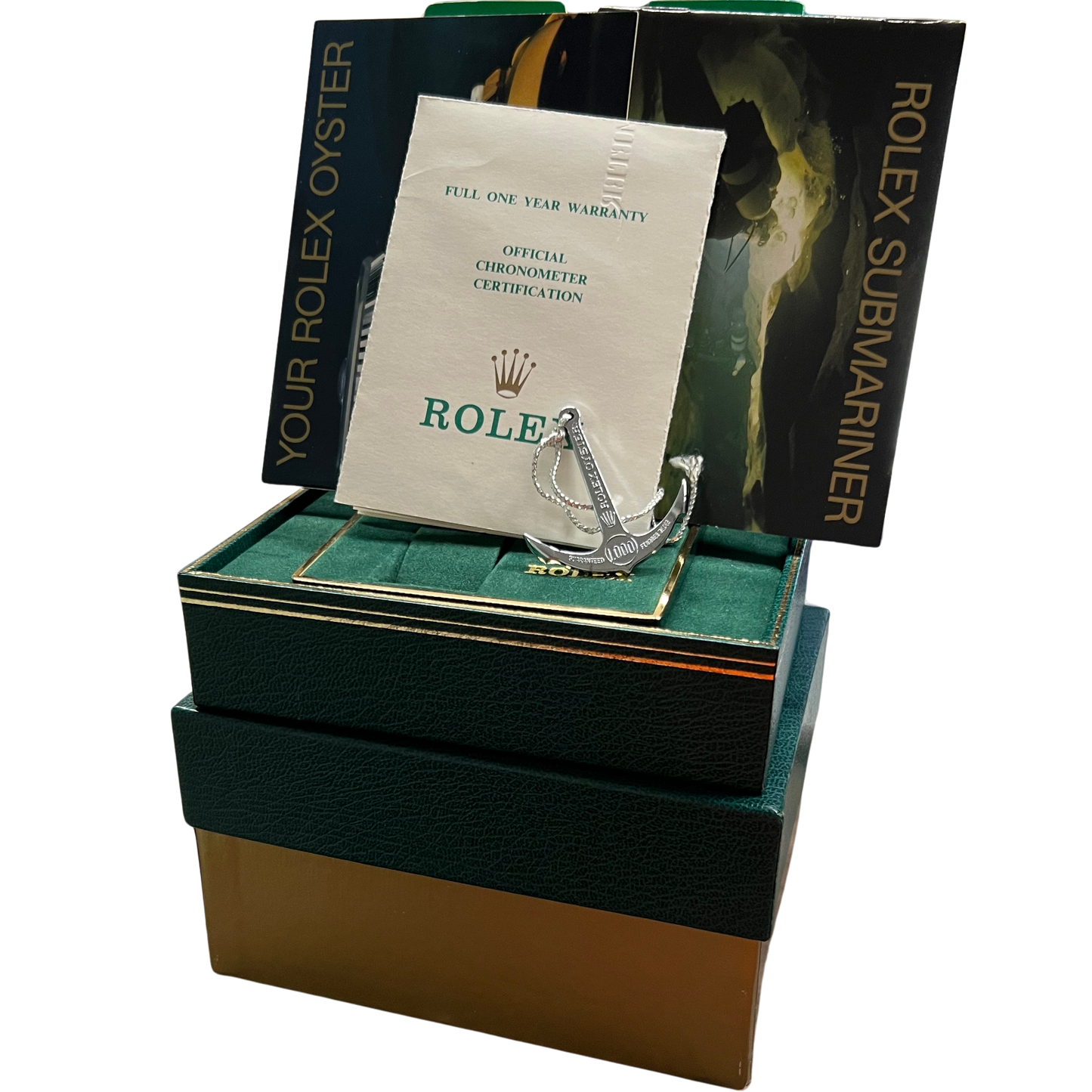 1989 PAPERS Rolex Submariner Date BLACK Steel 40mm 16610 Oyster Watch BOX