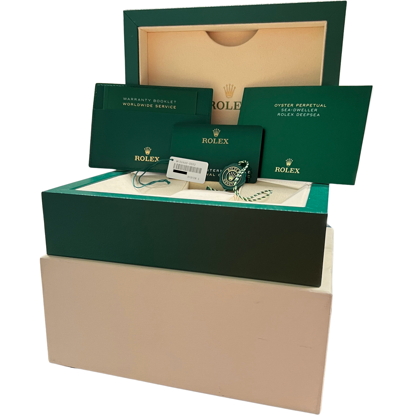 2021 PAPERS Rolex Sea-Dweller Deepsea James Cameron Steel 44mm 126660 Watch BOX