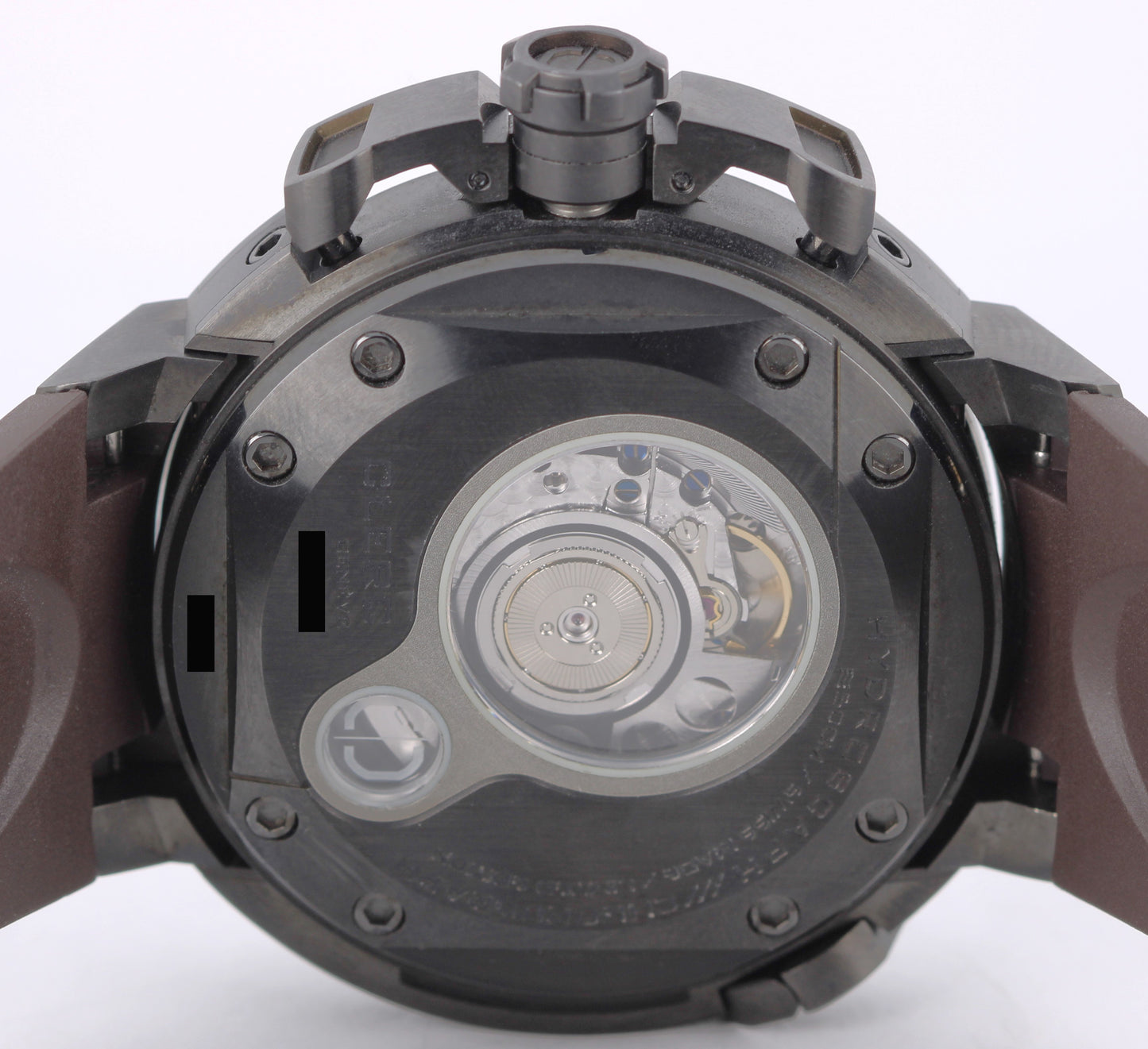 Clerc Geneve Hydroscaph Chronograph PAPERS Black DLC Steel 44mm CHY-2 Watch