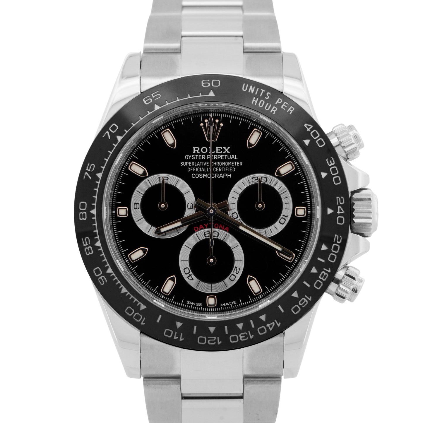 MINT PAPERS Rolex Daytona Cosmograph 116500LN Ceramic Black 40mm Steel Watch BOX