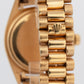 Rolex Day-Date President Blue DIAMOND 36mm Yellow Gold Fluted Watch 1803