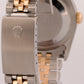 1995 Rolex DateJust 36mm CHAMPAGNE DIAMOND 18K Gold NO-HOLES Steel JUBILEE 16233