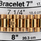 Rolex Day-Date President Blue DIAMOND 36mm Yellow Gold Fluted Watch 1803
