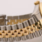 1995 Rolex DateJust 36mm CHAMPAGNE DIAMOND 18K Gold NO-HOLES Steel JUBILEE 16233