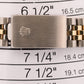 1995 Rolex DateJust 36mm CHAMPAGNE DIAMOND 18K Gold NO-HOLES Steel JUBILEE 16233