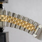 1995 Rolex DateJust 36mm CHAMPAGNE DIAMOND 18K Gold NO-HOLES Steel JUBILEE 16233