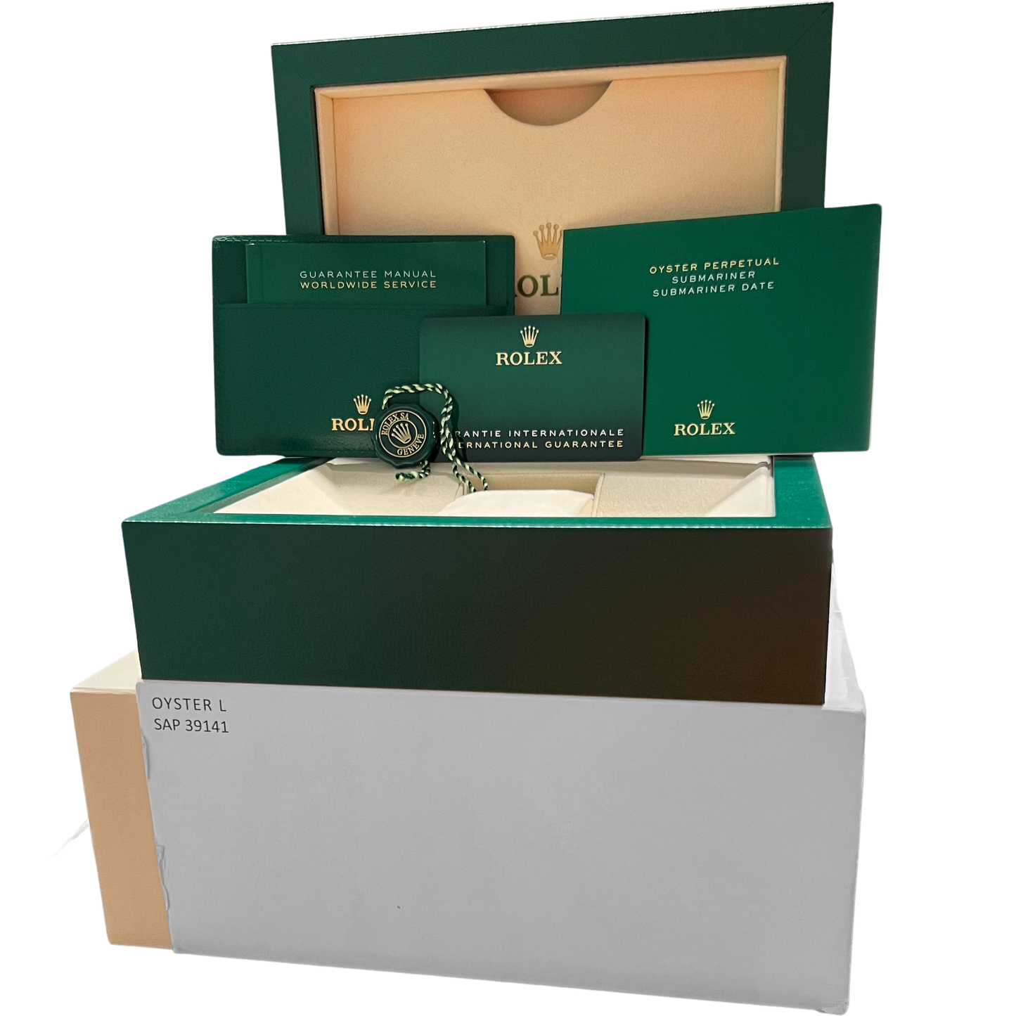 2023 PAPERS Rolex Submariner Date BLUE 18K Yellow Gold 41mm 126618 LB Watch BOX