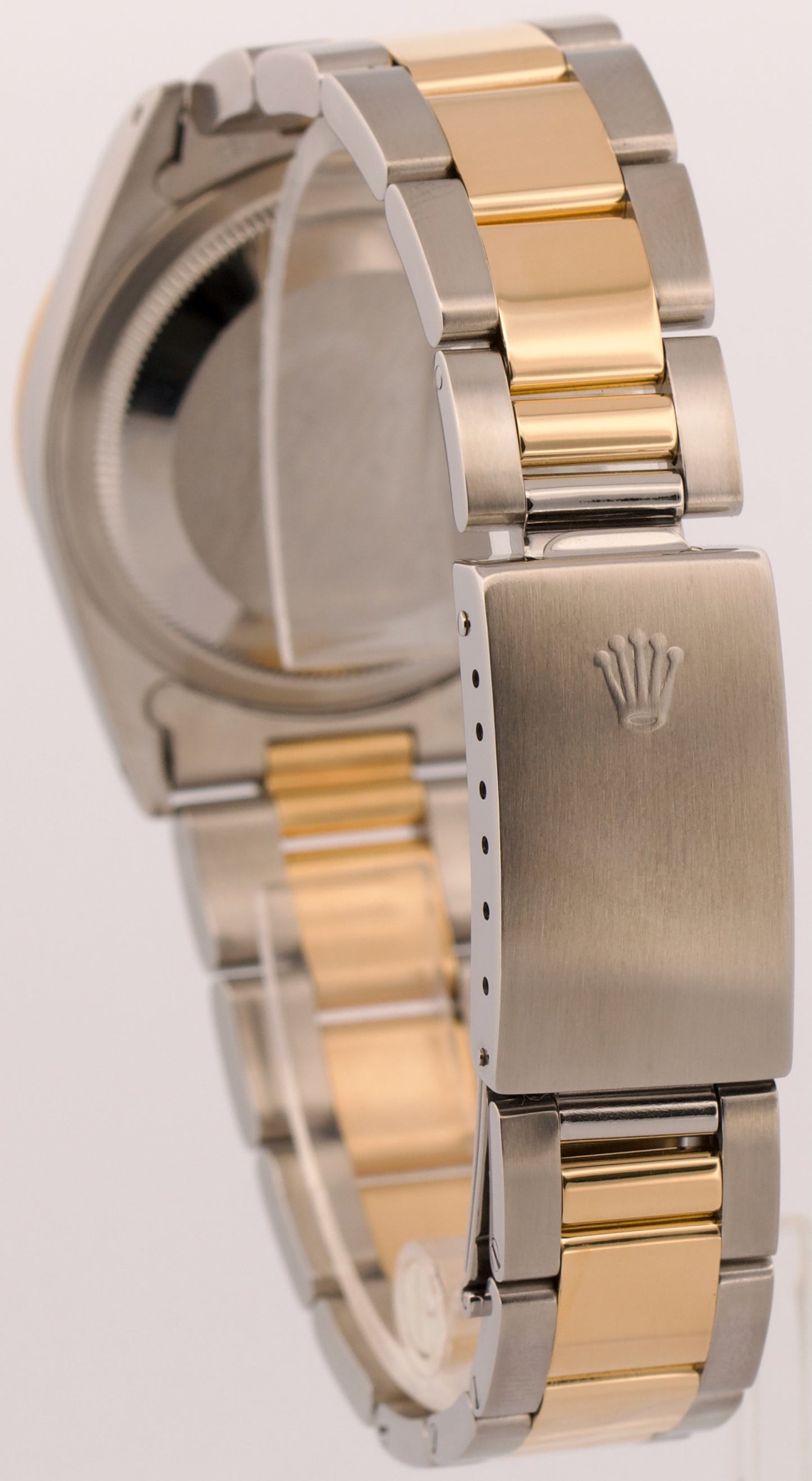 1989 Rolex DateJust 36mm CHAMPAGNE Two-Tone 18K Yellow Gold Steel Watch 16203