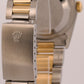 1989 Rolex DateJust 36mm CHAMPAGNE Two-Tone 18K Yellow Gold Steel Watch 16203