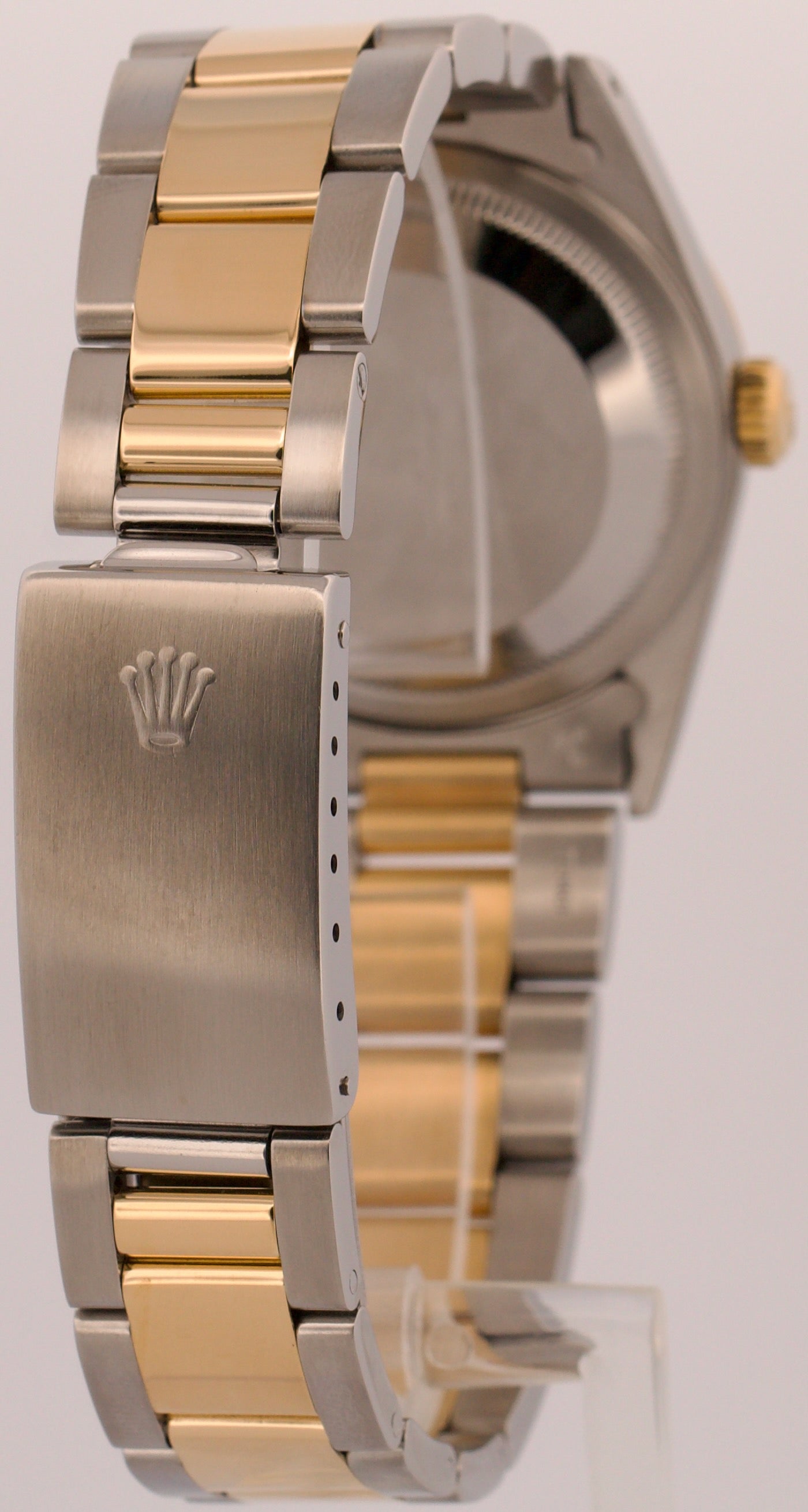 1989 Rolex DateJust 36mm CHAMPAGNE Two-Tone 18K Yellow Gold Steel Watch 16203