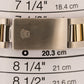1989 Rolex DateJust 36mm CHAMPAGNE Two-Tone 18K Yellow Gold Steel Watch 16203