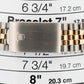 Rolex DateJust 36mm BLACK Jubilee 18K Yellow Gold JUBILEE Steel 16233 Watch