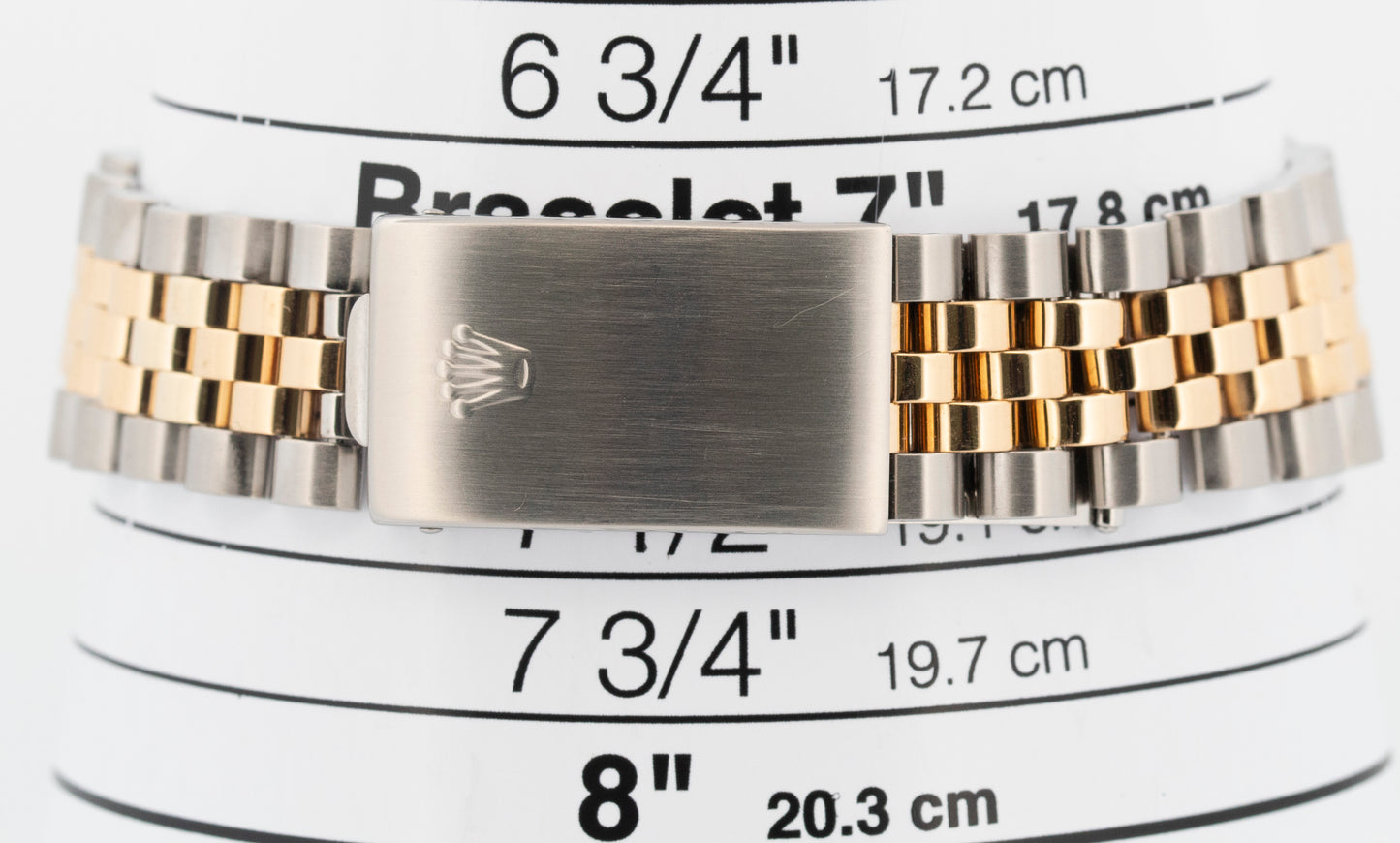 Rolex DateJust 36mm BLACK Jubilee 18K Yellow Gold JUBILEE Steel 16233 Watch