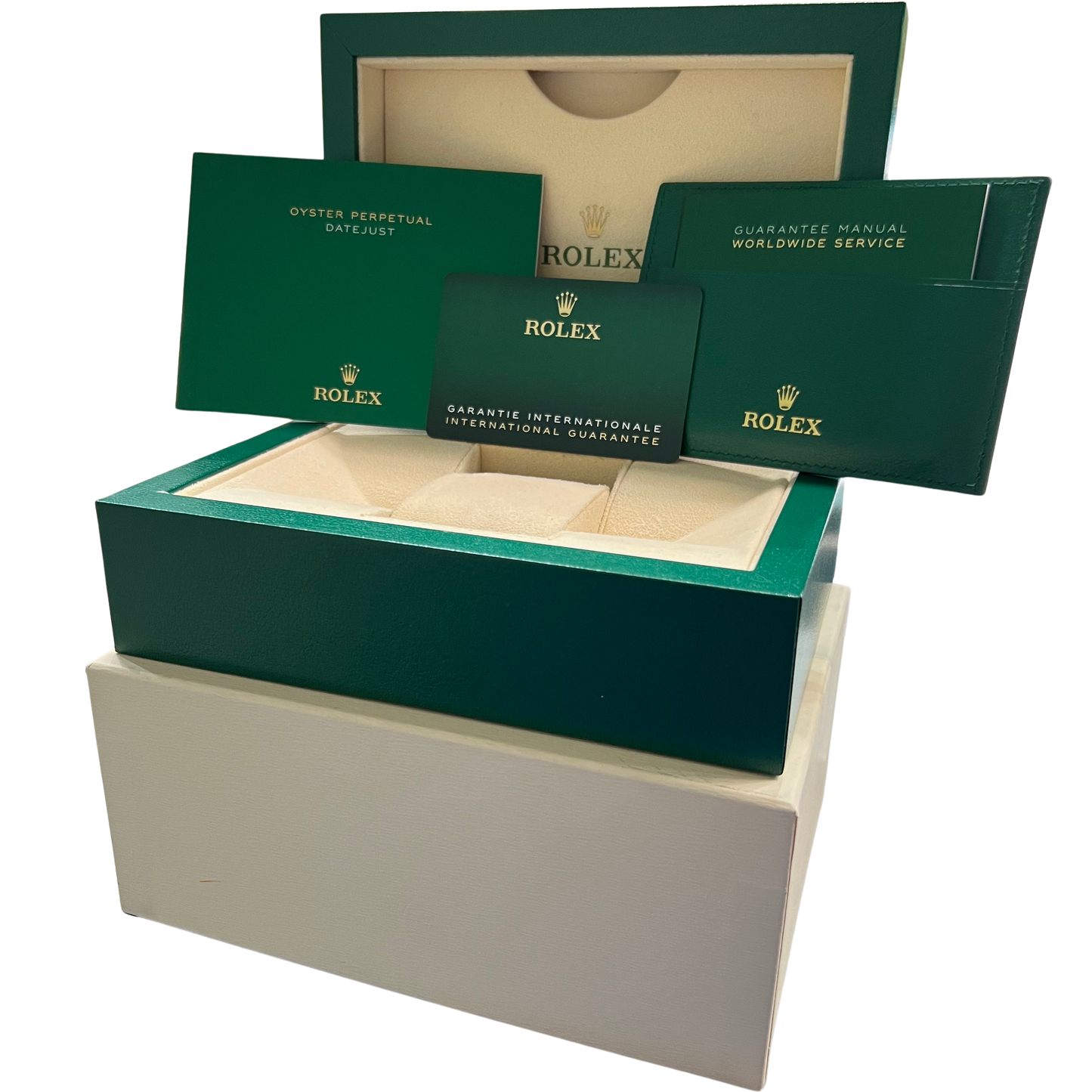 2021 PAPERS Rolex DateJust 41 WIMBLEDON Rhodium Steel 41mm 126334 Watch BOX