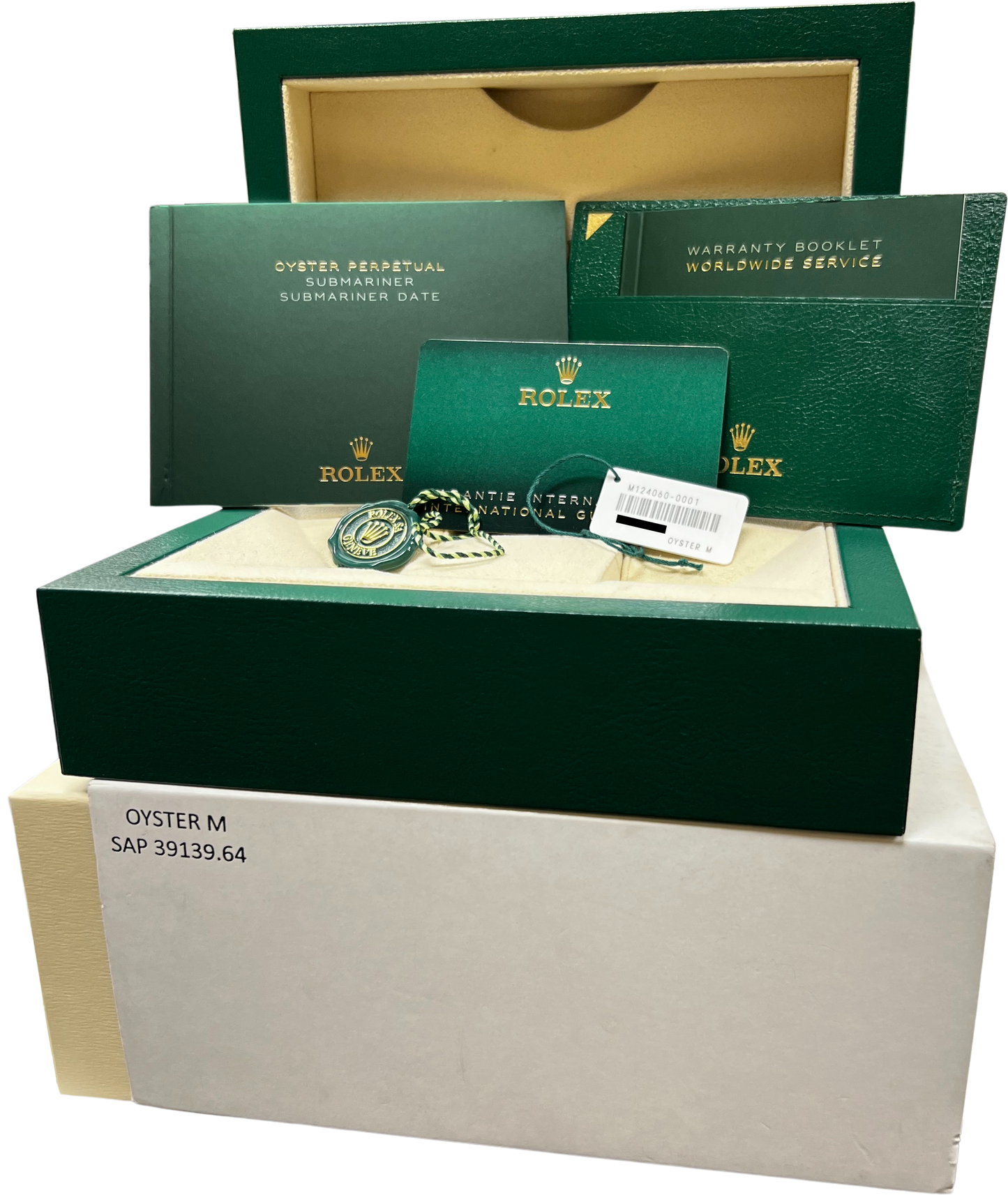 MINT PAPERS Rolex Submariner 41mm No-Date Stainless Steel Watch 124060 LN B+P