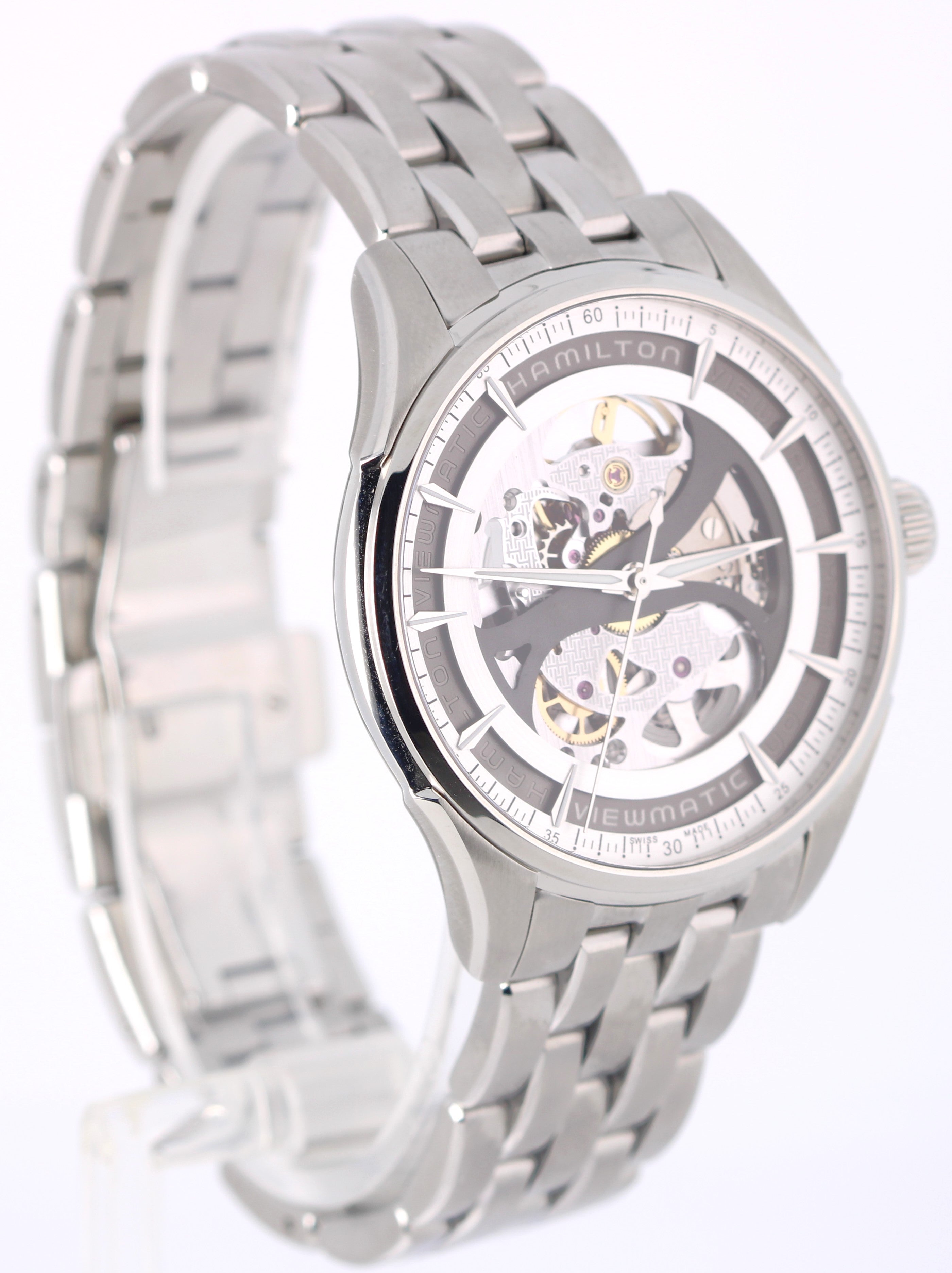 Hamilton Jazzmaster Viewmaster Skeleton Gent 40mm Steel