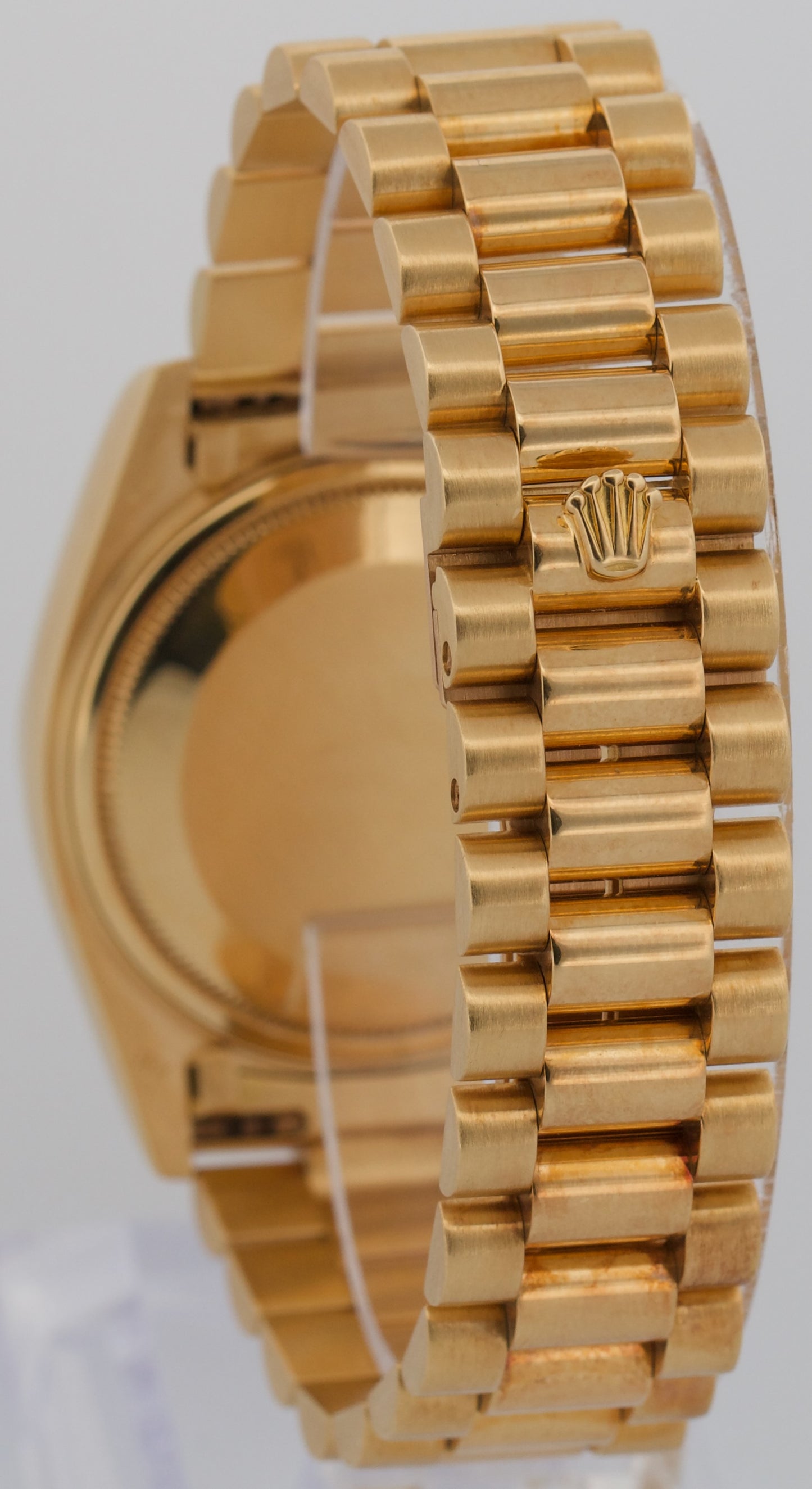 Rolex Day-Date President CHAMPAGNE DIAMOND SAPPHIRE STRING 36mm 18K Gold 18038