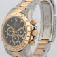 Rolex Daytona Cosmograph ZENITH Black Two-Tone 18K Yellow Gold Steel Watch 16523