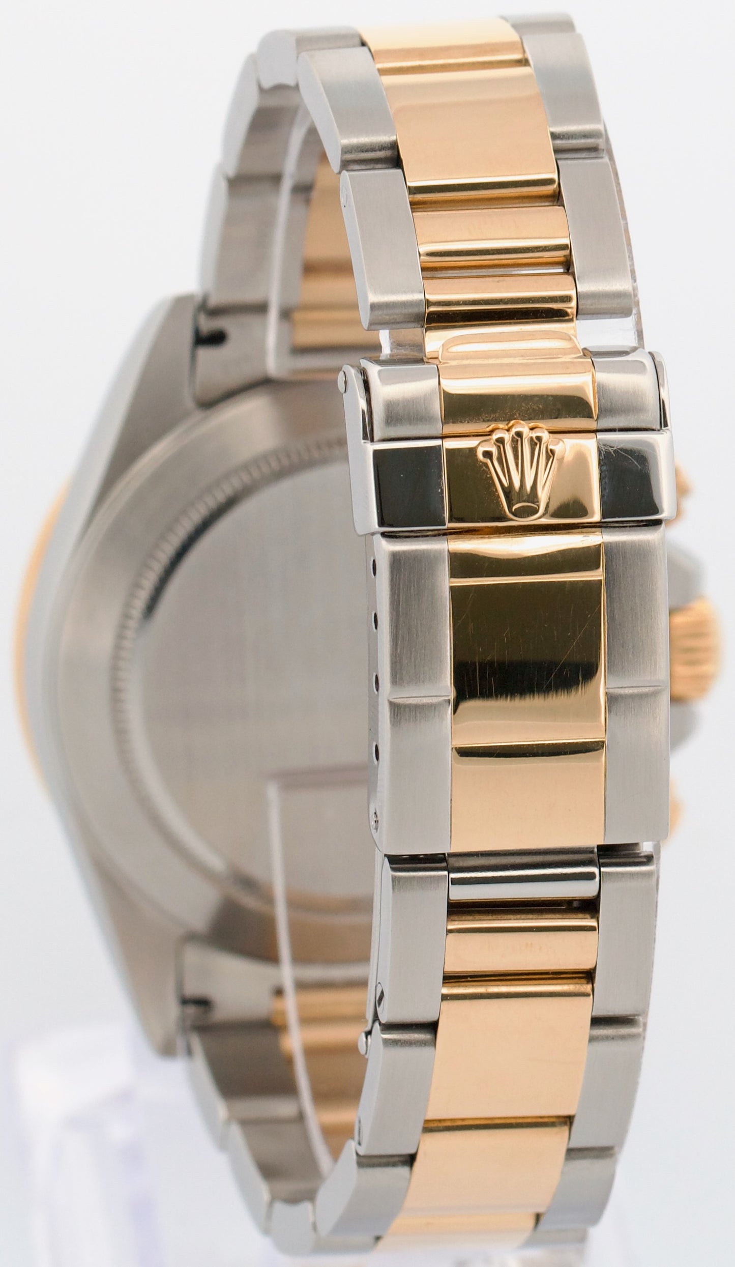 Rolex Daytona Cosmograph ZENITH Black Two-Tone 18K Yellow Gold Steel Watch 16523