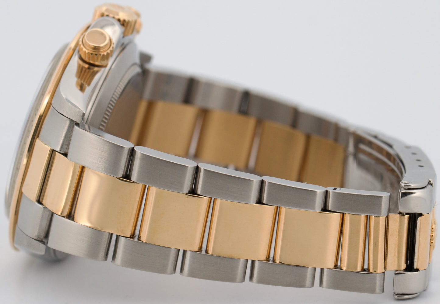 Rolex Daytona Cosmograph ZENITH Black Two-Tone 18K Yellow Gold Steel Watch 16523