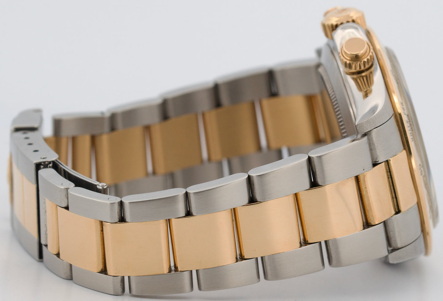 Rolex Daytona Cosmograph ZENITH Black Two-Tone 18K Yellow Gold Steel Watch 16523