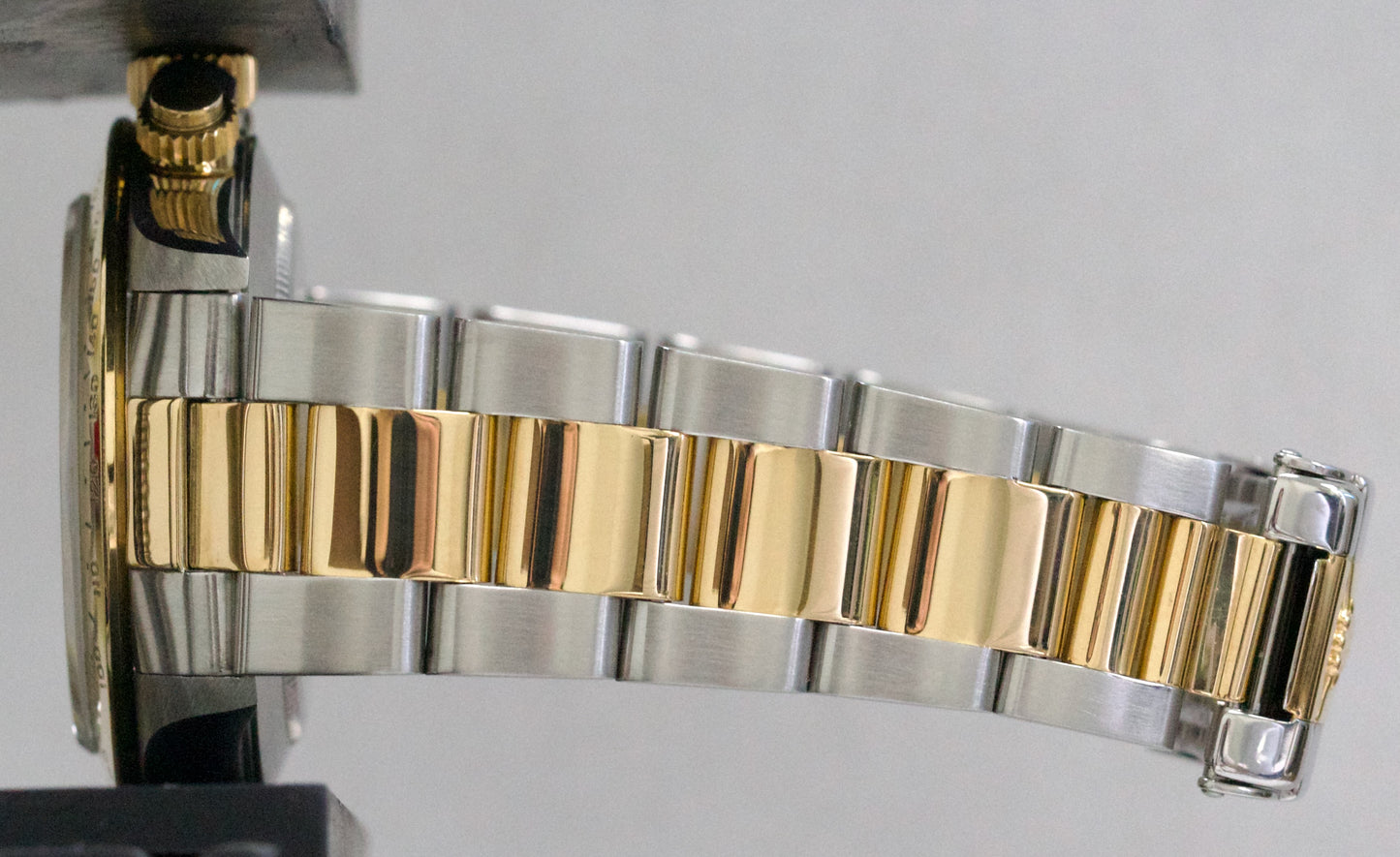 Rolex Daytona Cosmograph ZENITH Black Two-Tone 18K Yellow Gold Steel Watch 16523