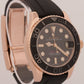 Rolex Yacht-Master BLACK 18K Rose Gold OYSTERFLEX Rubber 37mm 268655 YM1 Watch